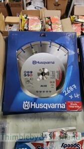 4 Husqvarna AS 65 diamond blades