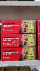 3 Milwaukee construction PPE kits