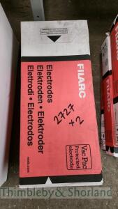 2 boxes of Filarc welding electrodes