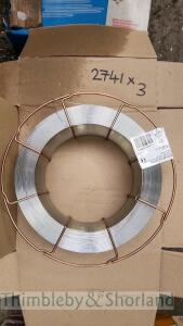 3 reels of mig welding wire