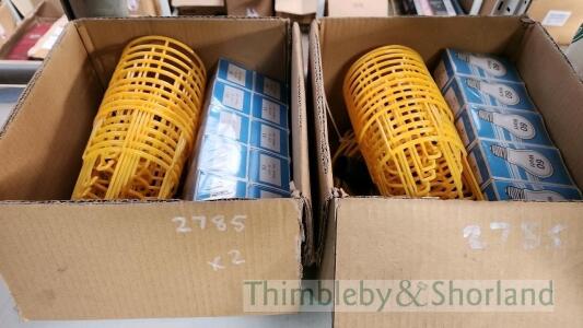 2 boxes of Festoon lighting and bulbs