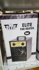 Elite 2.8kw fan heater 110v