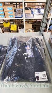 2 navy shirts - L