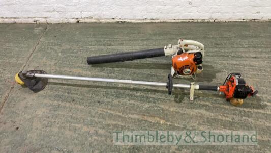 Stihl blower and Ellands strimmer