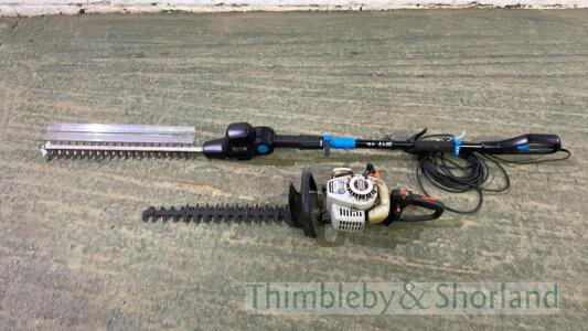 Echo hedge cutter and long reach hedge cutter