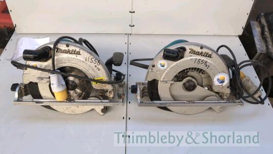 2 Makita circular saws