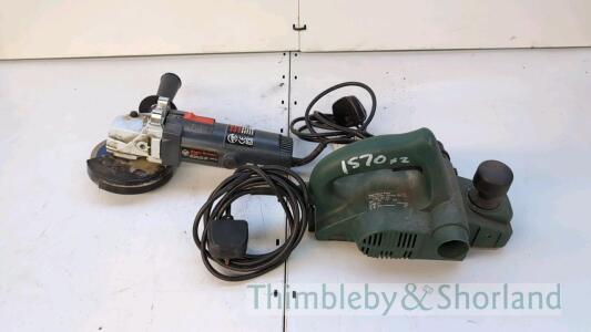 Bosch planer and angle grinder