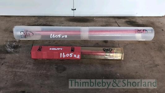 2 Hilti DD diamond drill extensions