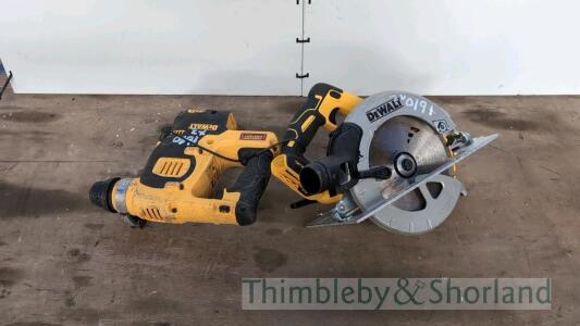 Dewalt cordless circular saw and breaker