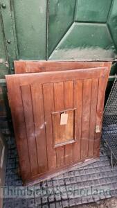 Exterior pine stable door