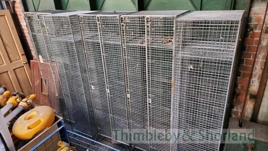 5 wire locker cages