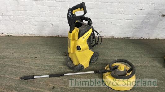 Karcher K4 2asher with patio attachment