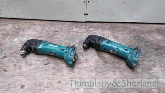 2 Makita cordless multi tools A986592, A955839