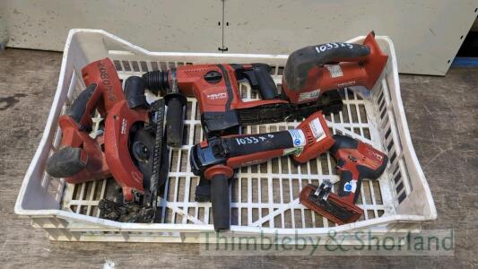 5 Hilti cordless tools