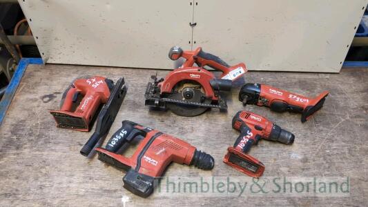 5 Hilti cordless tools