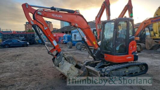 Kubota U55-4 mini digger (2017)