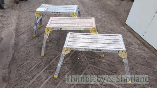 3 Youngman benches A950778, A950775, A950774