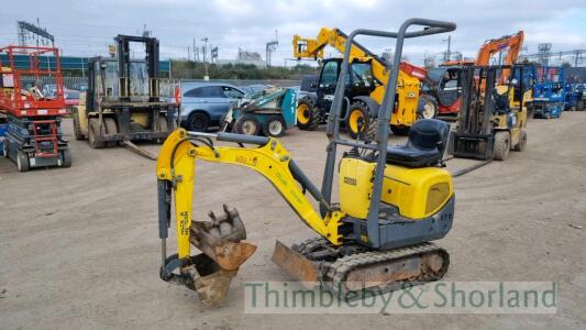 Wacker Neuson 803 micro digger (2017)