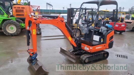 Kubota KX015-4 mini digger (2019)