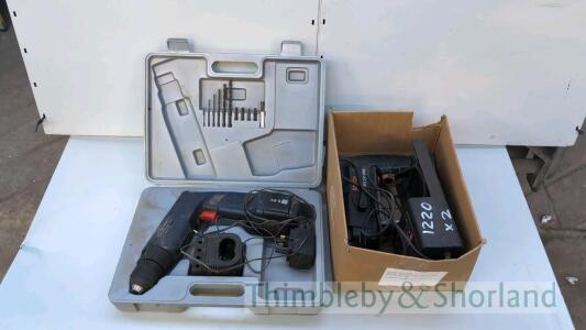 2 cordless drills