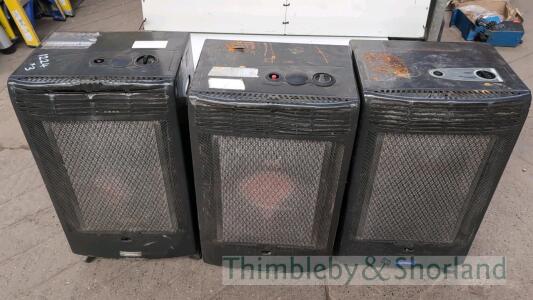 3 cabinet heaters