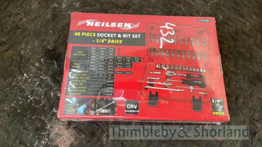 46pc socket and bit set