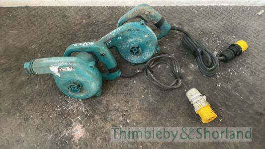 2 Makita UB1100 blowers