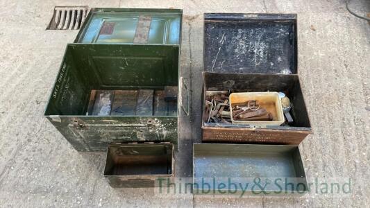 Ammo box and one other