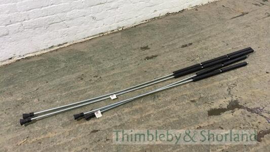 4 pressure washer lances - new