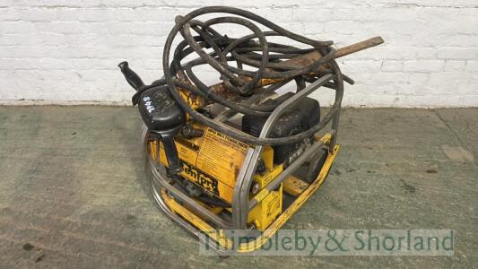 Benford hydraulic pack, hose and JCB gun