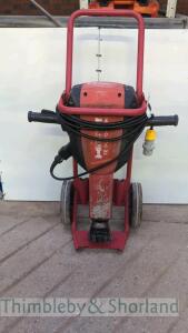 Hilti TE3000 breaker and trolley