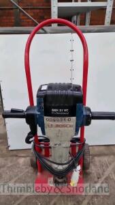 Bosch GSH 27VC breaker on trolley