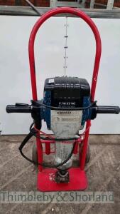 Bosch GSH 27VC breaker on trolley