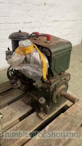 Diesel engine with alternator