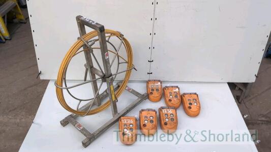 Cable reel and Crowcon gas detectors