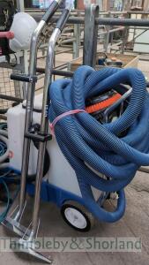 Scorpion XPS industrial carpet cleaner hoses and lances