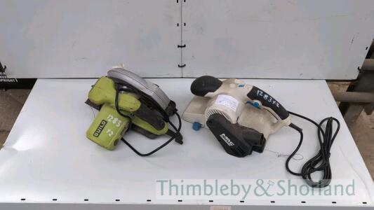 Circular saw and sander