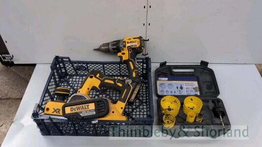 Dewalt drill and planer