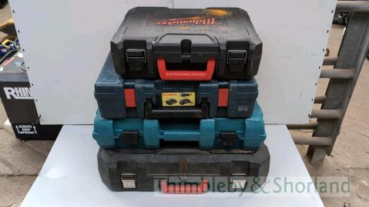 Milwaukee, Bosch, Makita cases