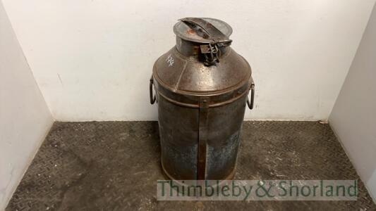 Metal milk churn