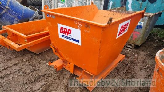 Eichinger forklift tipping skip