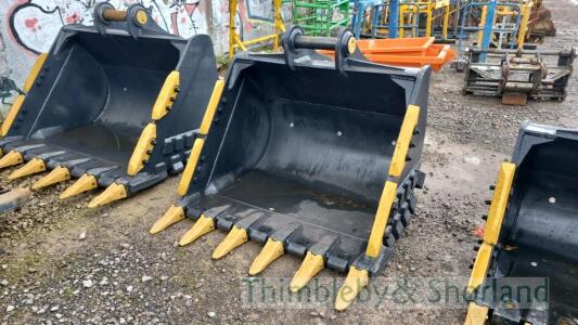 New 2024 Hardox heavy duty rock bucket 80mm pin to suit 20 tonne machine