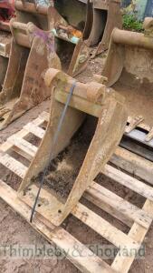 350mm mini digger bucket Klac E hitch