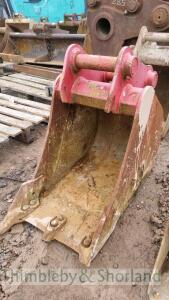 450mm mini digger bucket 60mm pins