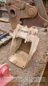 450mm mini digger bucket 60mm pins