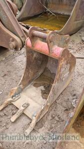 450mm mini digger bucket 50mm pins