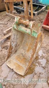 450mm mini digger bucket 40mm pins