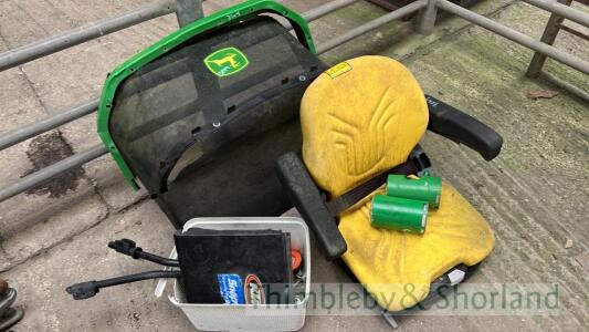 John Deere spares, seat and machine spares