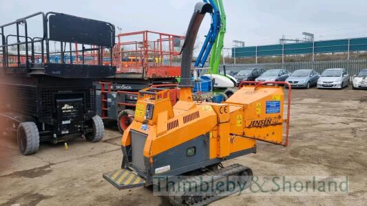 Jensen A530 Tracked wood chipper, 3 cyliner Kubota engine