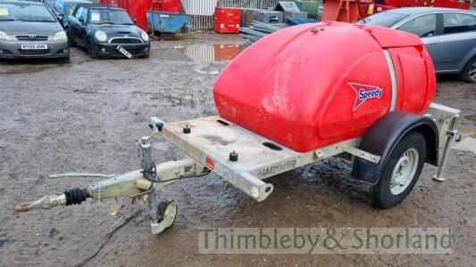 Western single axle poly water bowser